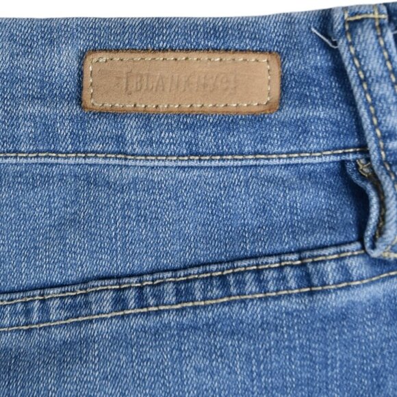 Blank NYC Denim Shorts Wedgie Short Size 27 Stretch Distressed Light Blue - Picture 5 of 9